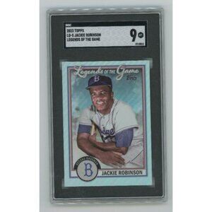 JACKIE ROBINSON SGC 9 2023 Topps Series 2  Legends of the Game UCLA ALUM Graded